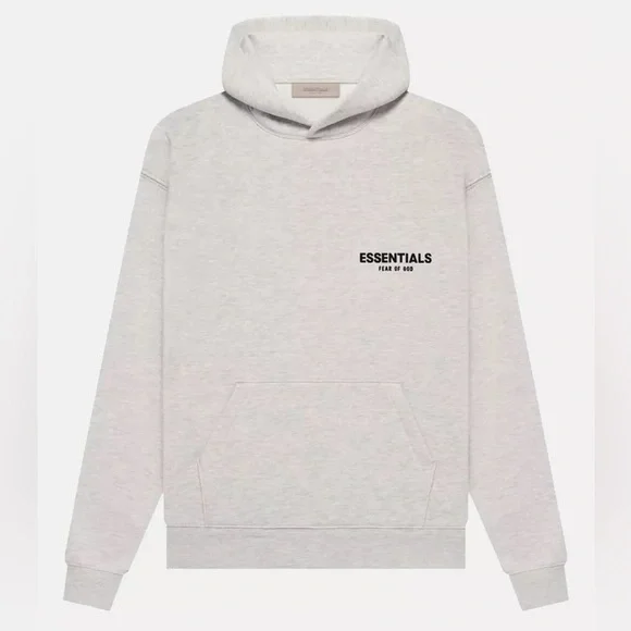 Fear of God Essentials Hoodies Pullover Light Oatmeal - Picture 2 of 16